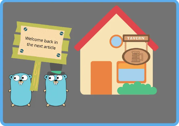 Concluding the first article. Gopher by Takuya Ueda, Original Go Gopher by Renée French