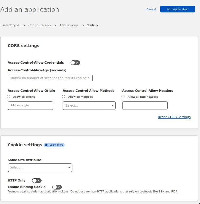 CORS Rules and Cookies