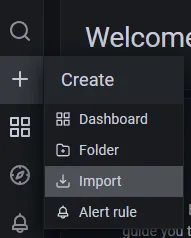 Grafana import Dashboard