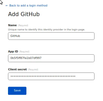 Zero Trust adding GitHub Application